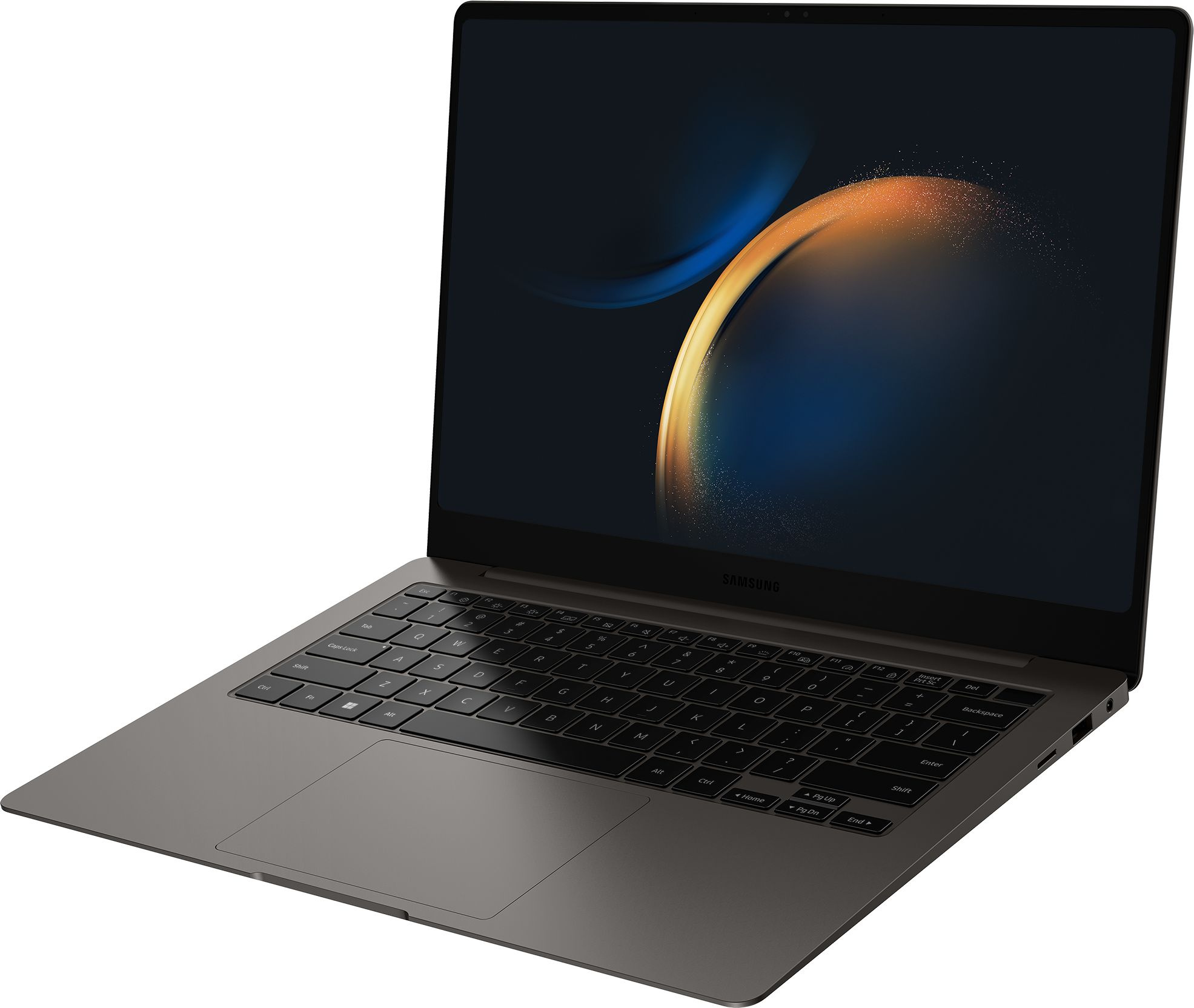 Ноутбук Samsung Galaxy Book 3 Pro NP940 Core i5 1340P 16Gb SSD512Gb Intel Iris Xe graphics 14" AMOLED 3K (2880x1800) Windows 11 Home Single Language dk.grey WiFi BT Cam (NP940XFG-KC1IN) — фото 6
