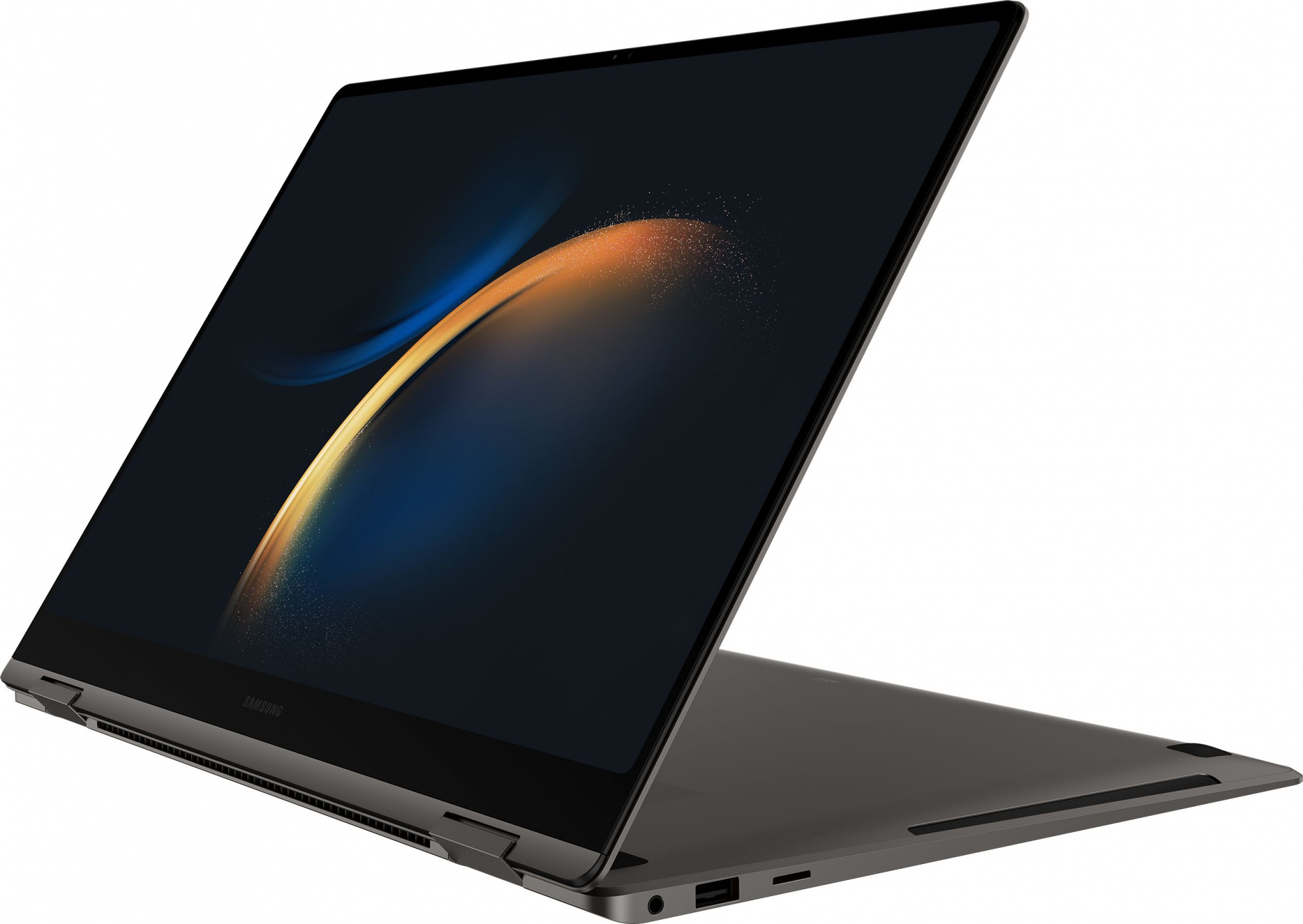 Ноутбук Samsung Galaxy Book 3 Pro 360 NP960 Core i7 1360P 16Gb SSD512Gb Intel Iris Xe graphics 16" AMOLED Touch 3K (2880x1800) Windows 11 Home Single Language dk.grey WiFi BT Cam (NP960QFG-KA1IN) — фото 15