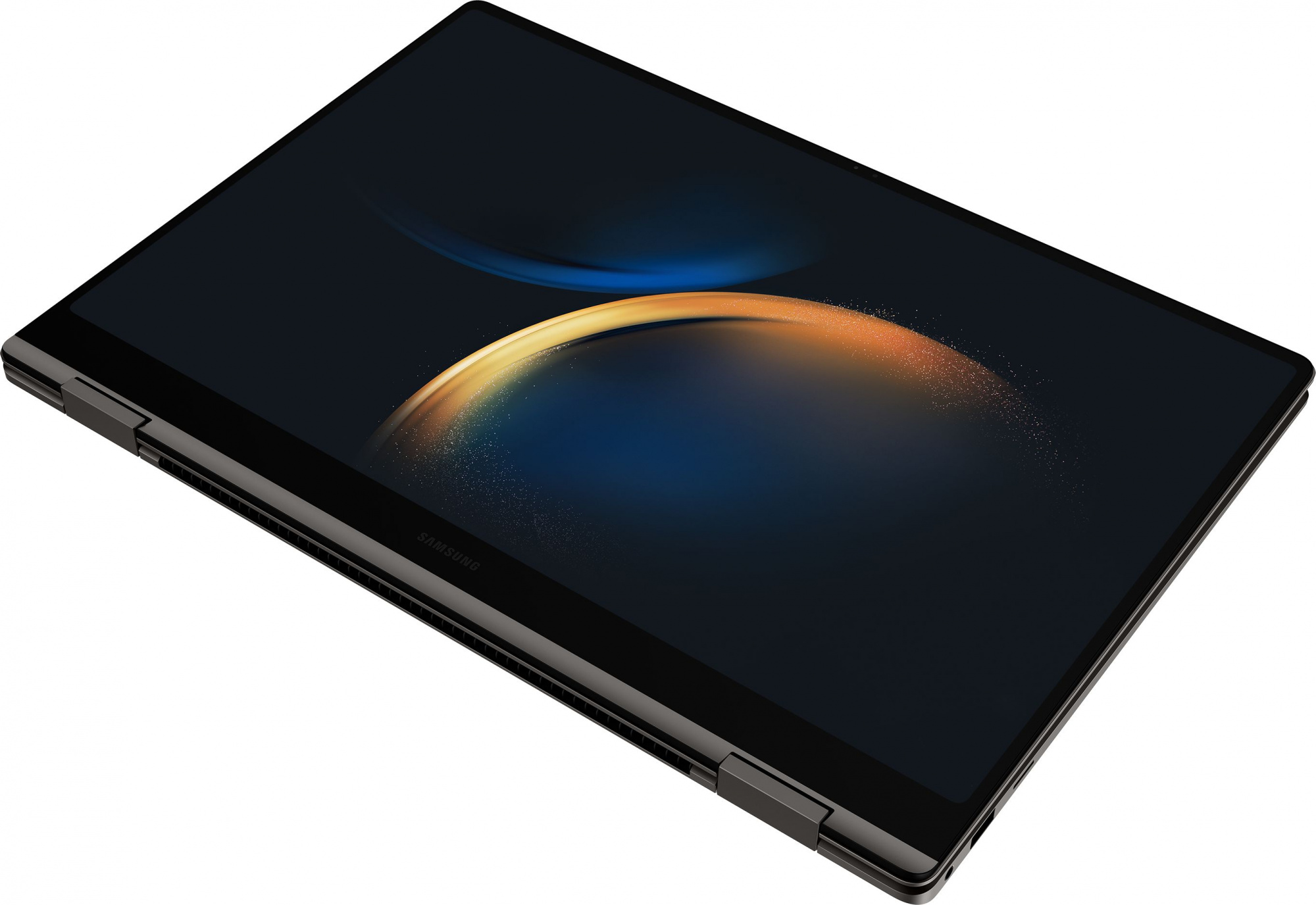 Ноутбук Samsung Galaxy Book 3 Pro 360 NP960 Core i7 1360P 16Gb SSD512Gb Intel Iris Xe graphics 16" AMOLED Touch 3K (2880x1800) Windows 11 Home Single Language dk.grey WiFi BT Cam (NP960QFG-KA1IN) — фото 16
