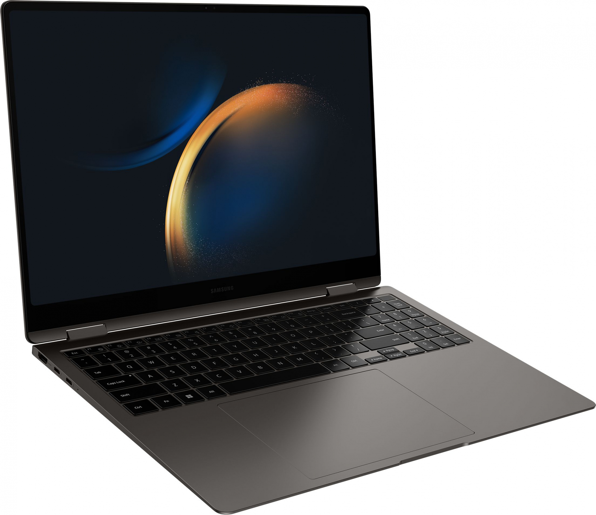 Ноутбук Samsung Galaxy Book 3 Pro 360 NP960 Core i7 1360P 16Gb SSD1Tb Intel Iris Xe graphics 16" AMOLED Touch 3K (2880x1800) Windows 11 Home Single Language dk.grey WiFi BT Cam (NP960QFG-KA3IN) — фото 4