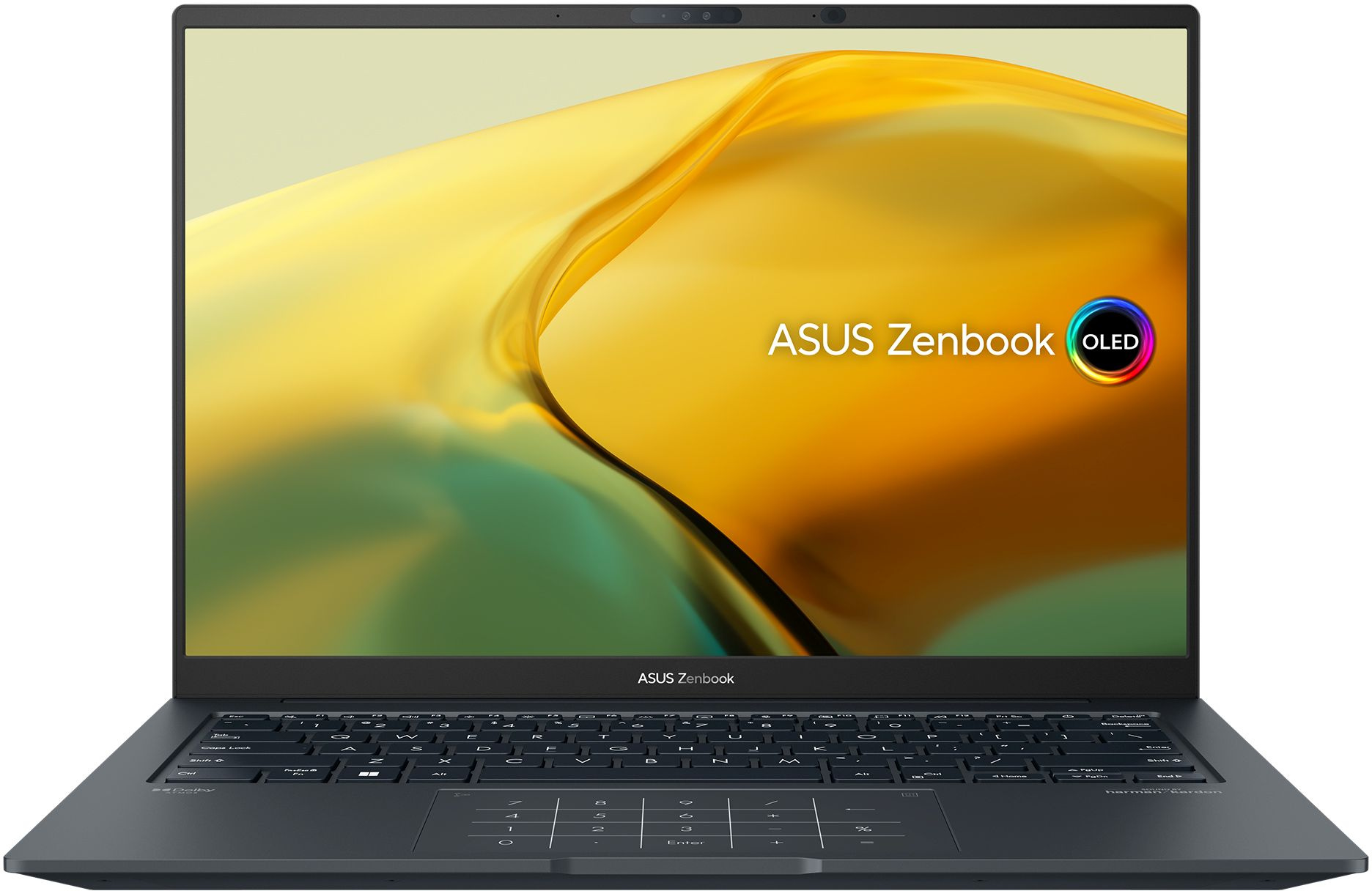 Ноутбук Asus Zenbook 14X OLED UX3404VA-M9287W Core i7 13700H 16Gb SSD1Tb Intel Iris Xe graphics 14.5" OLED 2.8K (2880x1800) Windows 11 Home grey WiFi BT Cam Bag (90NB1081-M00H90) — фото 2