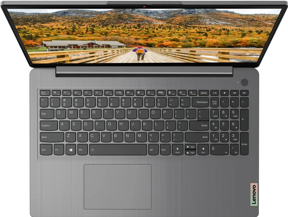 Ноутбук Lenovo IdeaPad 3 15ALC6 Ryzen 3 5300U 8Gb SSD256Gb AMD Radeon 15.6" IPS FHD (1920x1080) noOS grey WiFi BT Cam (82KU00FXRE) — фото 7