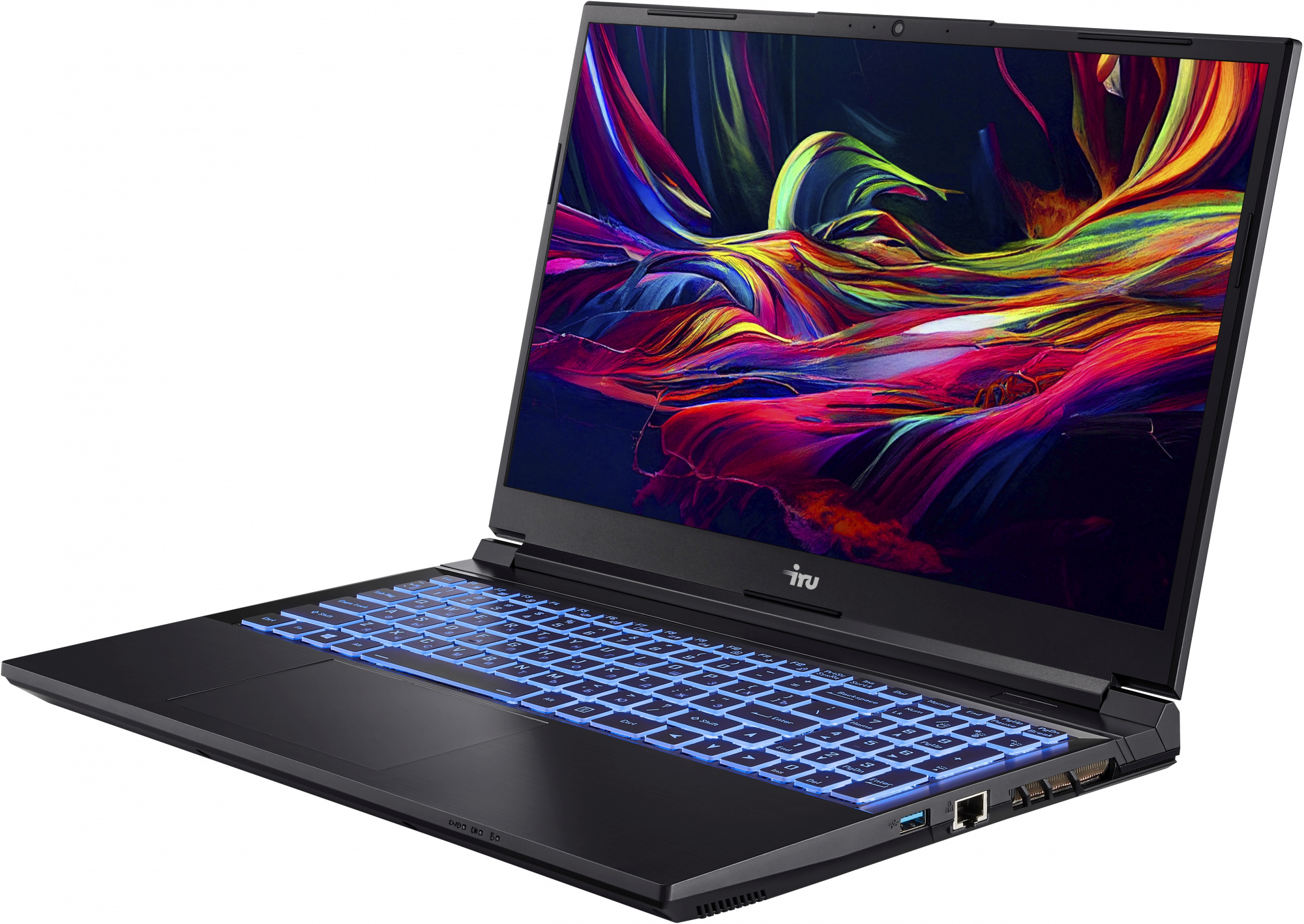 Ноутбук IRU Калибр 15ALC Core i5 12500H 16Gb SSD512Gb NVIDIA GeForce RTX 3050 4Gb 15.6" IPS FHD (1920x1080) Free DOS black WiFi BT Cam 3465mAh (1930300) — фото 5