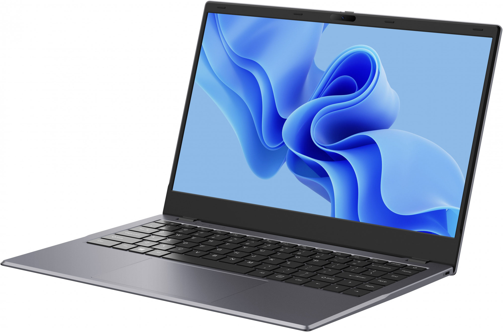 Ноутбук Chuwi GemiBook Xpro Celeron N100 8Gb SSD256Gb Intel UHD Graphics 14.1" IPS FHD (1920x1080) Windows 11 Home grey WiFi BT Cam 5000mAh