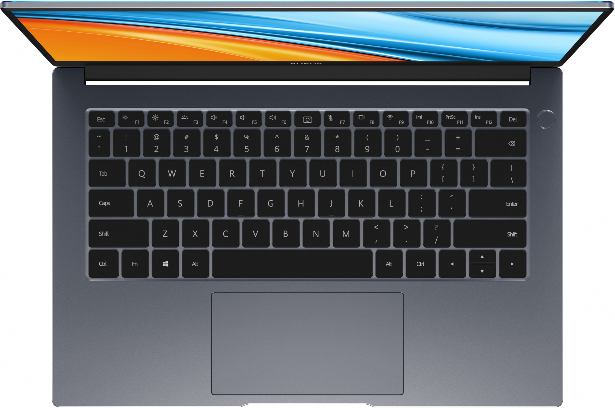 Ноутбук Honor MagicBook 14 Ryzen 5 5500U 8Gb SSD512Gb AMD Radeon 14" IPS FHD (1920x1080) Windows 11 Home grey WiFi BT Cam (5301AFLS) — фото 3