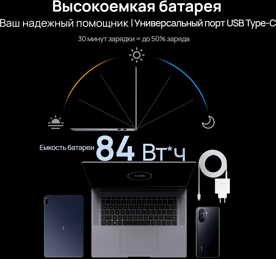 Ноутбук Huawei MateBook 16S (53013SDA) — фото 2