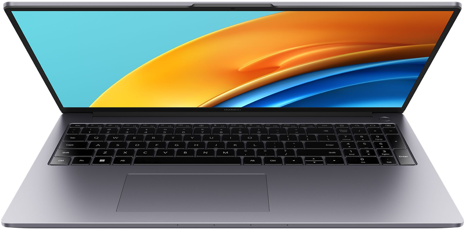 Ноутбук Huawei MateBook D 16 CurieG-W9611T Core i9 13900H 16Gb SSD1Tb Intel Iris Xe graphics 16" IPS WUXGA (1920x1200) Windows 11 Home grey WiFi BT Cam (53013RUF) — фото 5