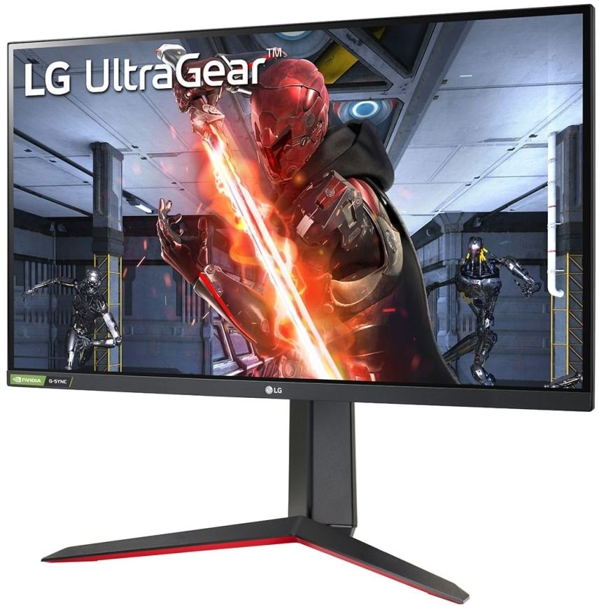 Монитор LG 27" UltraGear 27GN65R-B черный IPS 16:9 HDMI матовая HAS Piv 1000:1 300cd 178гр/178гр 1920x1080 144Hz G-Sync FreeSync Premium DP FHD 7.2кг — фото 2