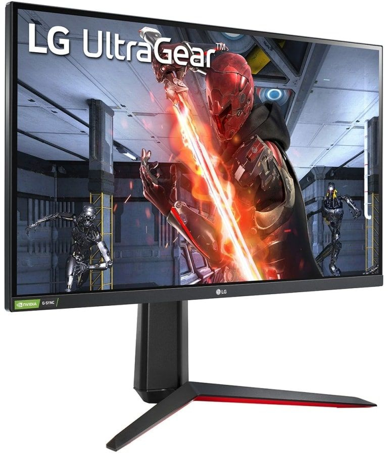 Монитор LG 27" UltraGear 27GN65R-B черный IPS 16:9 HDMI матовая HAS Piv 1000:1 300cd 178гр/178гр 1920x1080 144Hz G-Sync FreeSync Premium DP FHD 7.2кг — фото 4