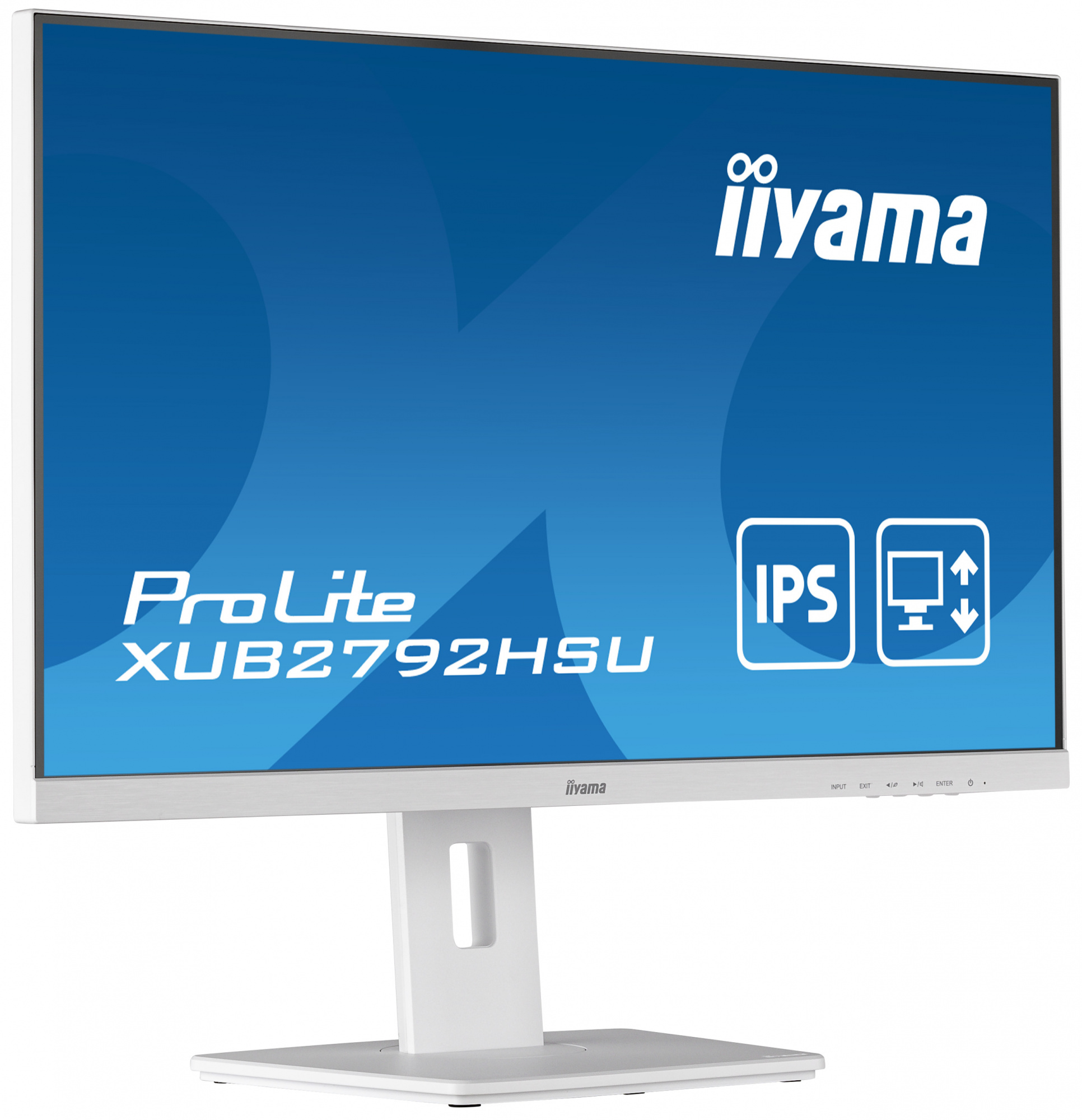 Монитор Iiyama 27" ProLite XUB2792HSU-W5 белый IPS LED 16:9 HDMI M/M матовая HAS Piv 250cd 178гр/178гр 1920x1080 75Hz VGA DP FHD USB 6.3кг — фото 4