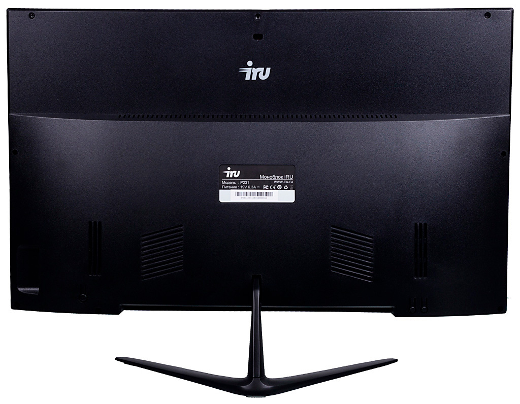 Моноблок IRU Office P2310H4 23.8" Full HD i3 10105 (3.7) 8Gb 1Tb SSD250Gb UHDG 630 Free DOS GbitEth WiFi BT 120W Cam черный 1920x1080 (RUS) — фото 6