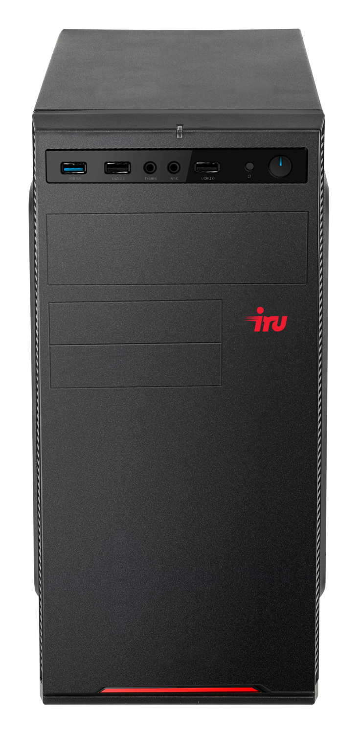 ПК IRU Home 315 MT i5 9400F (2.9) 8Gb 1Tb 7.2k SSD120Gb GTX1050Ti 4Gb Windows 10 Home Single Language 64 GbitEth 400W черный (1476521) — фото 2