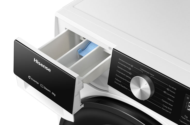 Стиральная машина узкая Hisense WF3S6021BW — фото 3