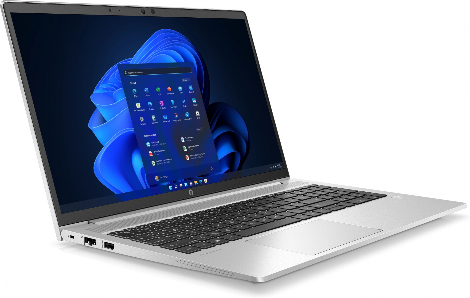 Ноутбук HP ProBook 650 G8 Core i5 1135G7 8Gb SSD256Gb Intel Iris Xe graphics 15.6" UWVA FHD (1920x1080) Windows 10 Professional 64 silver WiFi BT Cam (3S8N9EA) — фото 2