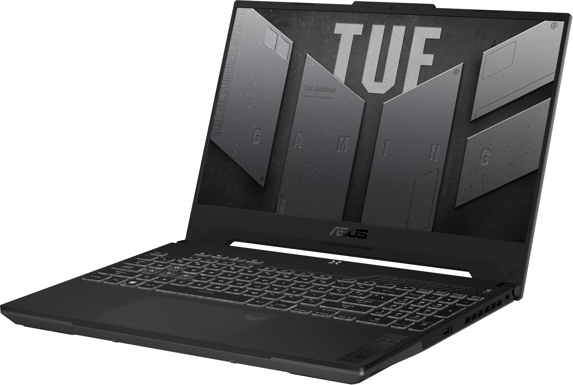 Ноутбук Asus TUF Gaming A15 FA507NU-LP055 Ryzen 7 7735HS 16Gb SSD512Gb NVIDIA GeForce RTX4050 6Gb 15.6" IPS FHD (1920x1080) noOS grey WiFi BT Cam (90NR0EB5-M006E0) — фото 5