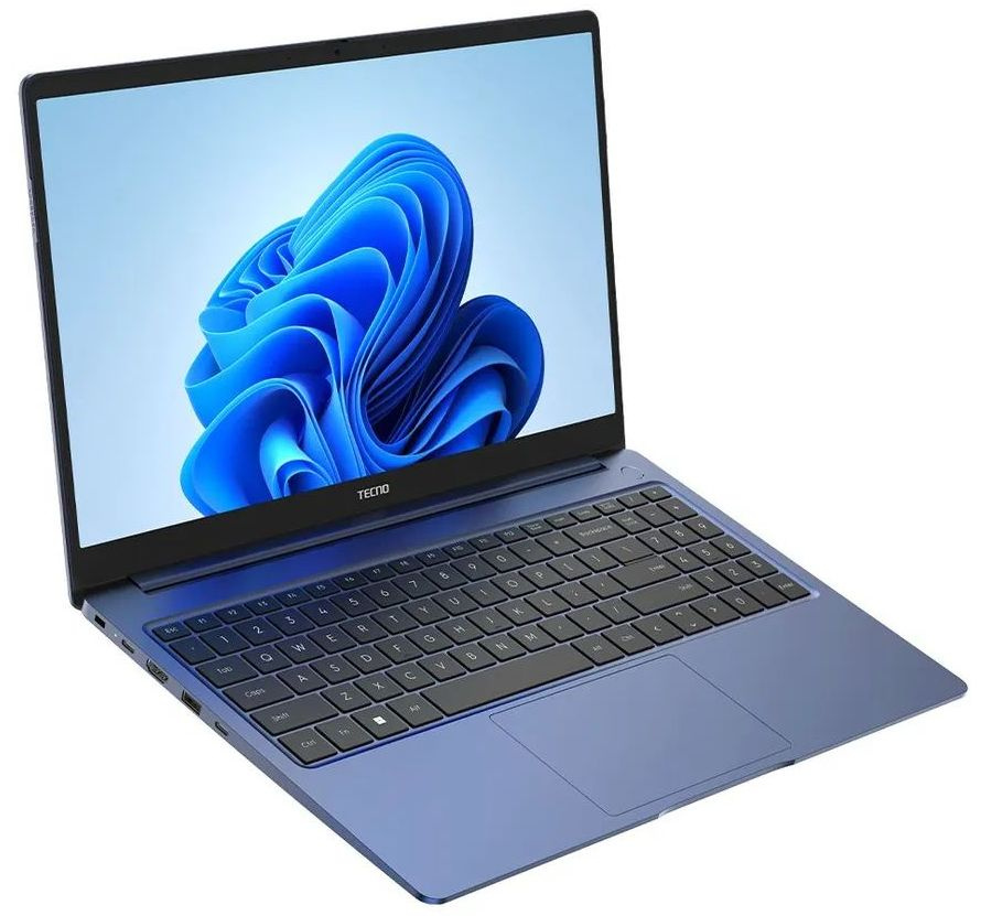 Ноутбук Tecno MegaBook T1 Core i3 1005G1 12Gb SSD256Gb Intel UHD Graphics 15.6" IPS FHD (1920x1080) Windows 11 Home Multi Language 64 blue WiFi BT Cam 6060mAh — фото 3