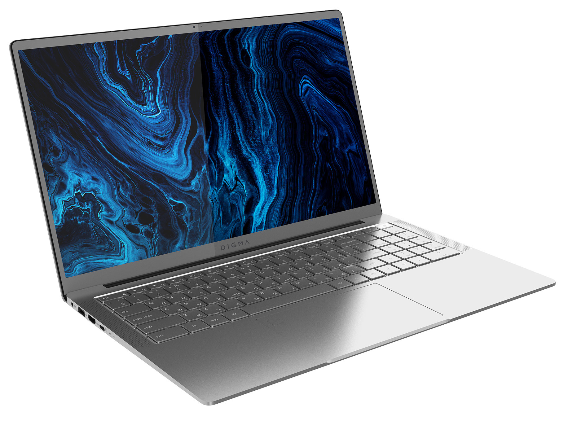 Ноутбук Digma Pro Sprint M Ryzen 5 3500U 16Gb SSD512Gb AMD Radeon Rx Vega 8 16.1" IPS FHD (1920x1080) Windows 11 Professional Multi Language 64 silver WiFi BT Cam 4700mAh (DN16R5-ADXW01) — фото 20