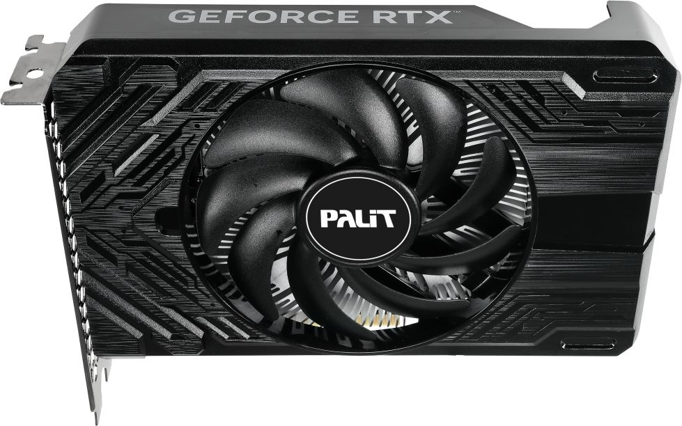 Видеокарта Palit PCI-E 4.0 RTX4060 STORMX NVIDIA GeForce RTX 4060 8192Mb 128 GDDR6 1830/17000 HDMIx1 DPx3 HDCP Ret — фото 5