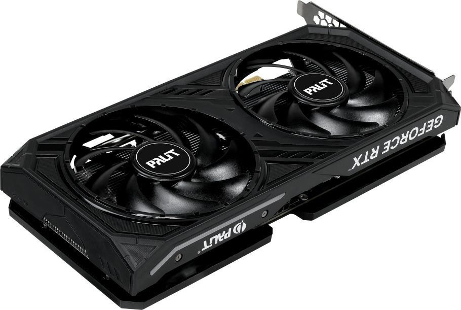Видеокарта Palit PCI-E 4.0 RTX4060 DUAL OC NVIDIA GeForce RTX 4060 8192Mb 128 GDDR6 1830/17000 HDMIx1 DPx3 HDCP Ret — фото 3