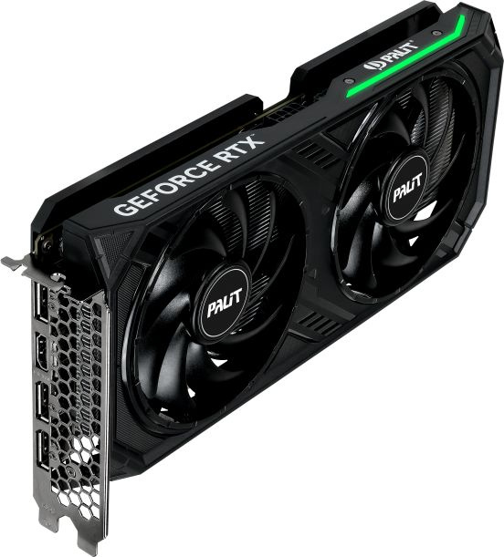 Видеокарта Palit PCI-E 4.0 RTX4060 DUAL OC NVIDIA GeForce RTX 4060 8192Mb 128 GDDR6 1830/17000 HDMIx1 DPx3 HDCP Ret — фото 5
