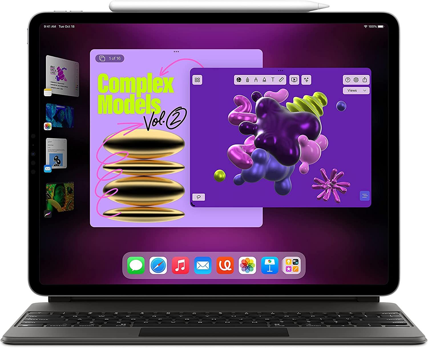 Планшет Apple iPad Pro 2022 A2764 M2 8C RAM8Gb ROM256Gb 12.9" IPS 2732x2048 3G 4G ДА iOS серый космос 12Mpix 12Mpix BT GPS WiFi Touch 9hr — фото 3