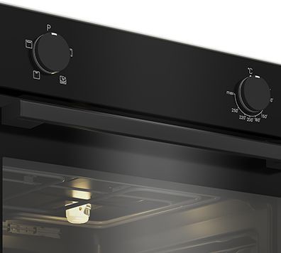 Духовой шкаф Электрический Indesit IFE 2420 BL черный — фото 2