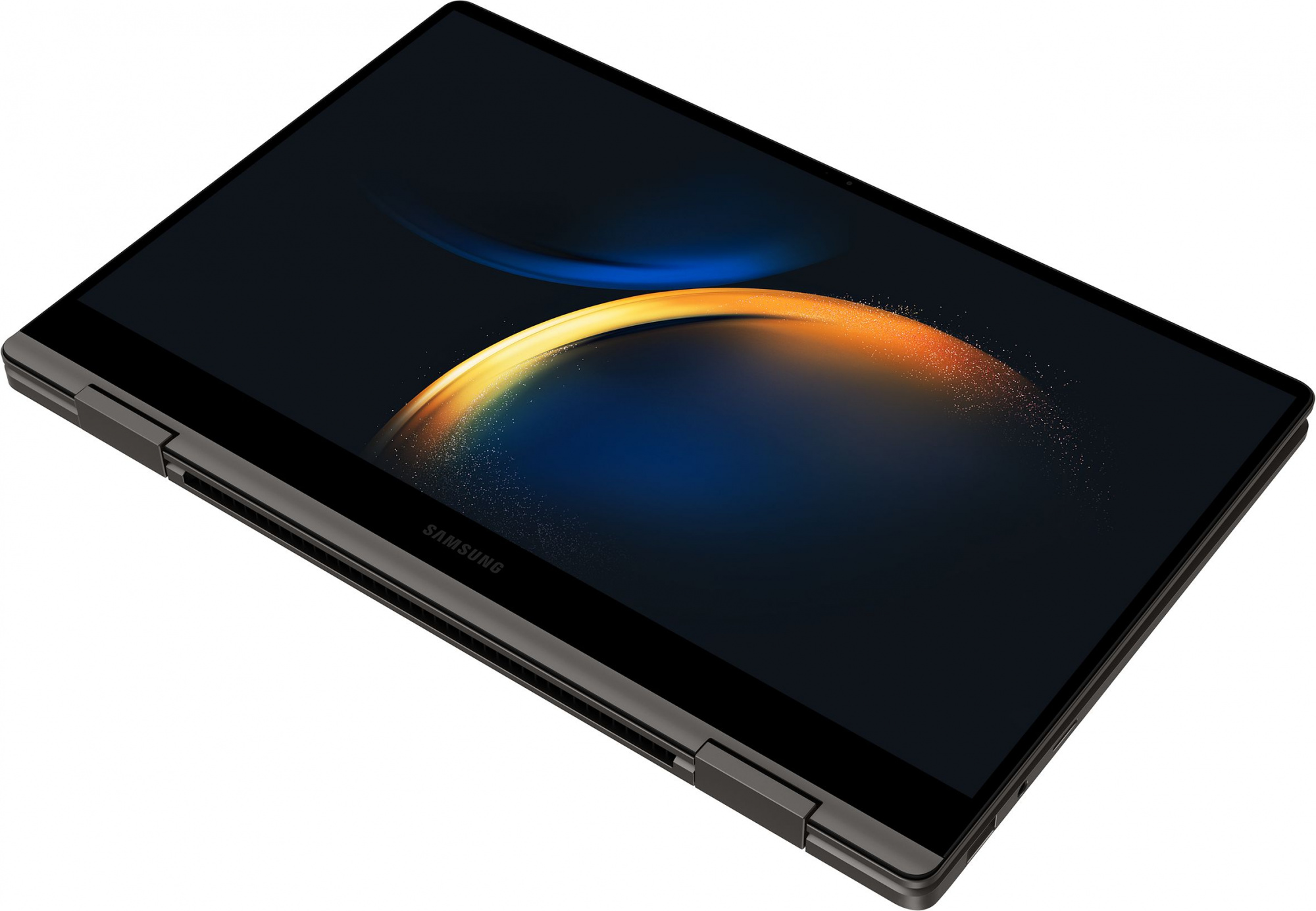 Ноутбук Samsung Galaxy book 3 360 NP730 Core i7 1360P 16Gb SSD512Gb Intel Iris Xe graphics 13.3" AMOLED Touch FHD (1920x1080) Windows 11 Professional 64 dk.grey WiFi BT Cam (NP730QFG-KA1US) — фото 17