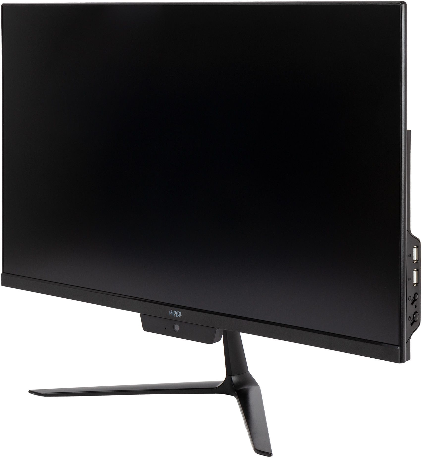Моноблок Hiper V2 23.8" Full HD i5 10500 (3.1) 8Gb SSD256Gb UHDG 630 noOS GbitEth WiFi BT 120W Cam черный 1920x1080 — фото 2