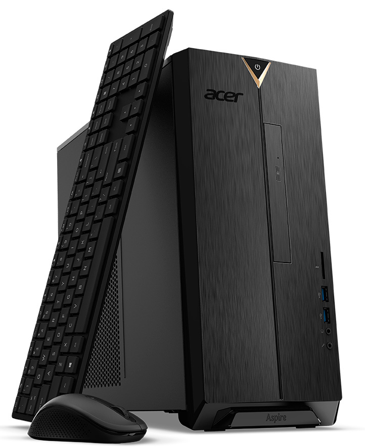 ПК Acer Aspire TC-391 MT Ryzen 3 4300G (3.8) 8Gb SSD256Gb R7 430 4Gb CR noOS GbitEth 250W черный (DT.BFJER.004)