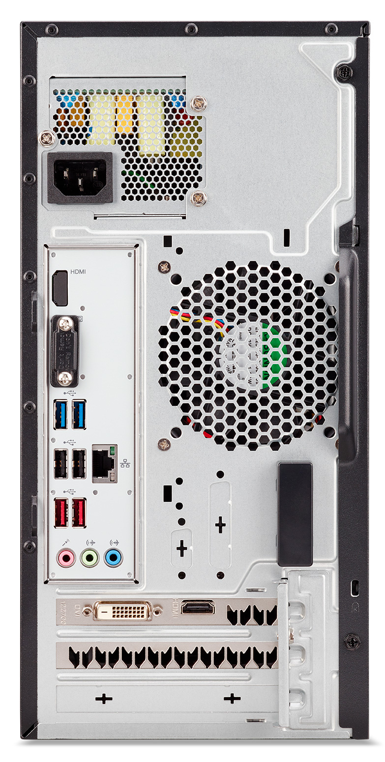 ПК Acer Aspire TC-391 MT Ryzen 3 4300G (3.8) 8Gb SSD256Gb R7 430 4Gb CR noOS GbitEth 250W черный (DT.BFJER.004) — фото 8