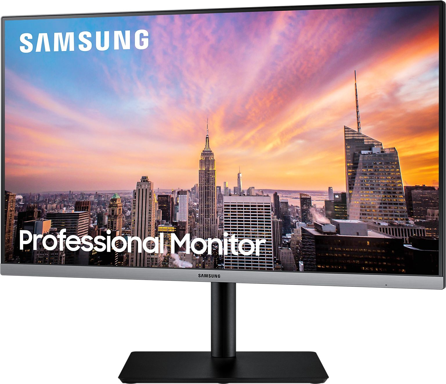 Монитор Samsung 23.8" S24R650FDI темно-серый IPS LED 5ms 16:9 HDMI полуматовая HAS Piv 250cd 178гр/178гр 1920x1080 75Hz VGA DP FHD USB 5.1кг — фото 11