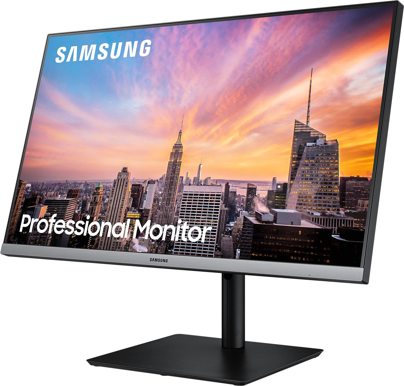 Монитор Samsung 23.8" S24R650FDI темно-серый IPS LED 5ms 16:9 HDMI полуматовая HAS Piv 250cd 178гр/178гр 1920x1080 75Hz VGA DP FHD USB 5.1кг — фото 2