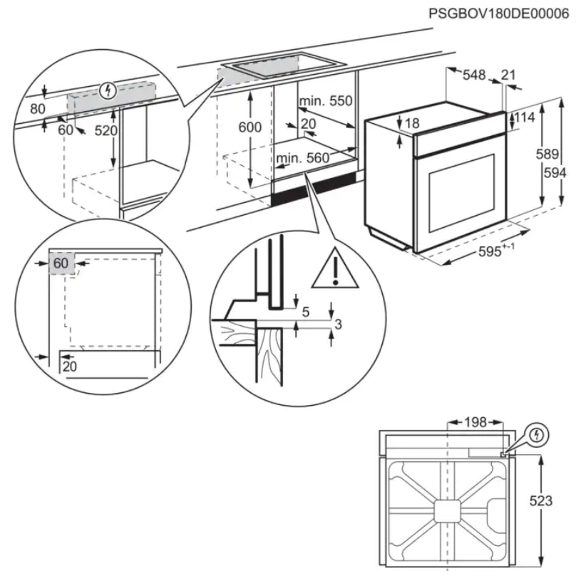 Духовой шкаф Электрический Electrolux COE7P31X2 — фото 4