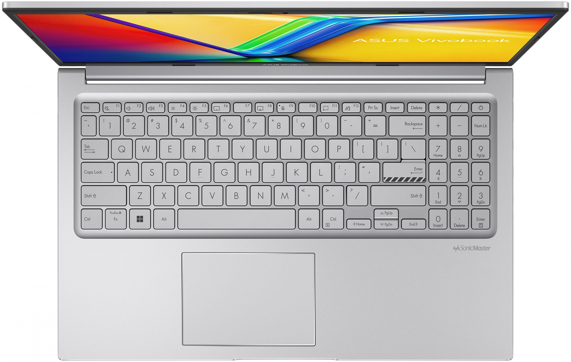 Ноутбук Asus Vivobook 15 X1504VA-BQ399 Core i5 1335U 16Gb SSD512Gb Intel Iris Xe graphics 15.6" IPS FHD (1920x1080) noOS silver WiFi BT Cam (90NB10J2-M00JA0) — фото 9