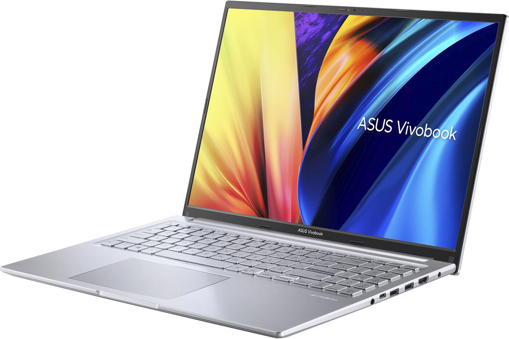 Ноутбук Asus VivoBook 16 M1605YA-MB312 Ryzen 5 7530U 8Gb SSD512Gb AMD Radeon 16" IPS WUXGA (1920x1200) noOS silver WiFi BT Cam (90NB10R2-M00E70) — фото 4