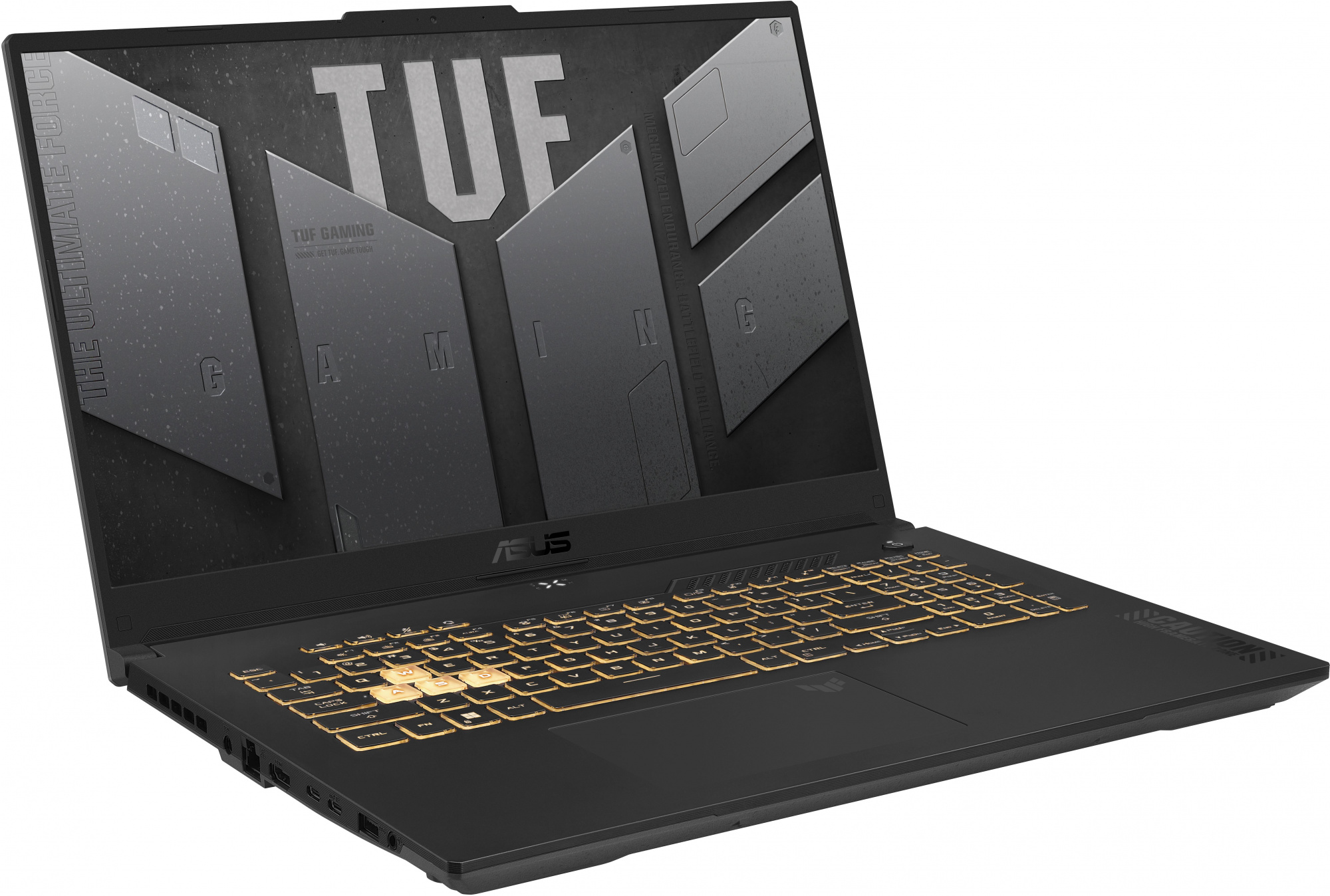 Ноутбук Asus TUF Gaming F17 FX707ZV4-HX076 Core i7 12700H 16Gb SSD512Gb NVIDIA GeForce RTX4060 8Gb 17.3" IPS FHD (1920x1080) noOS grey WiFi BT Cam (90NR0FB5-M004H0) — фото 13