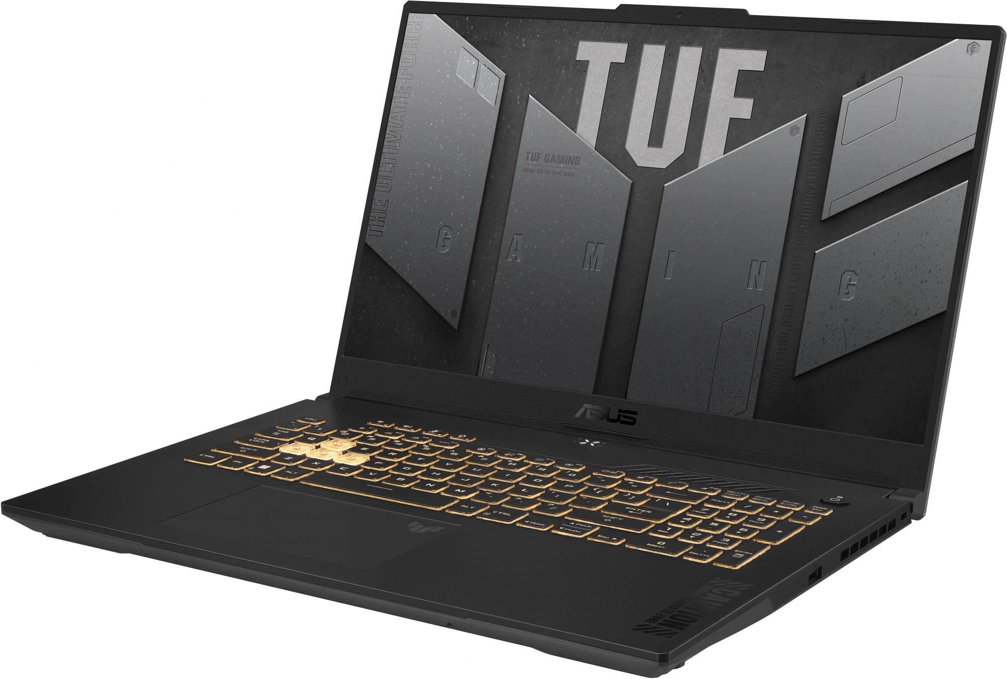 Ноутбук Asus TUF Gaming F17 FX707ZV4-HX076 Core i7 12700H 16Gb SSD512Gb NVIDIA GeForce RTX4060 8Gb 17.3" IPS FHD (1920x1080) noOS grey WiFi BT Cam (90NR0FB5-M004H0) — фото 14
