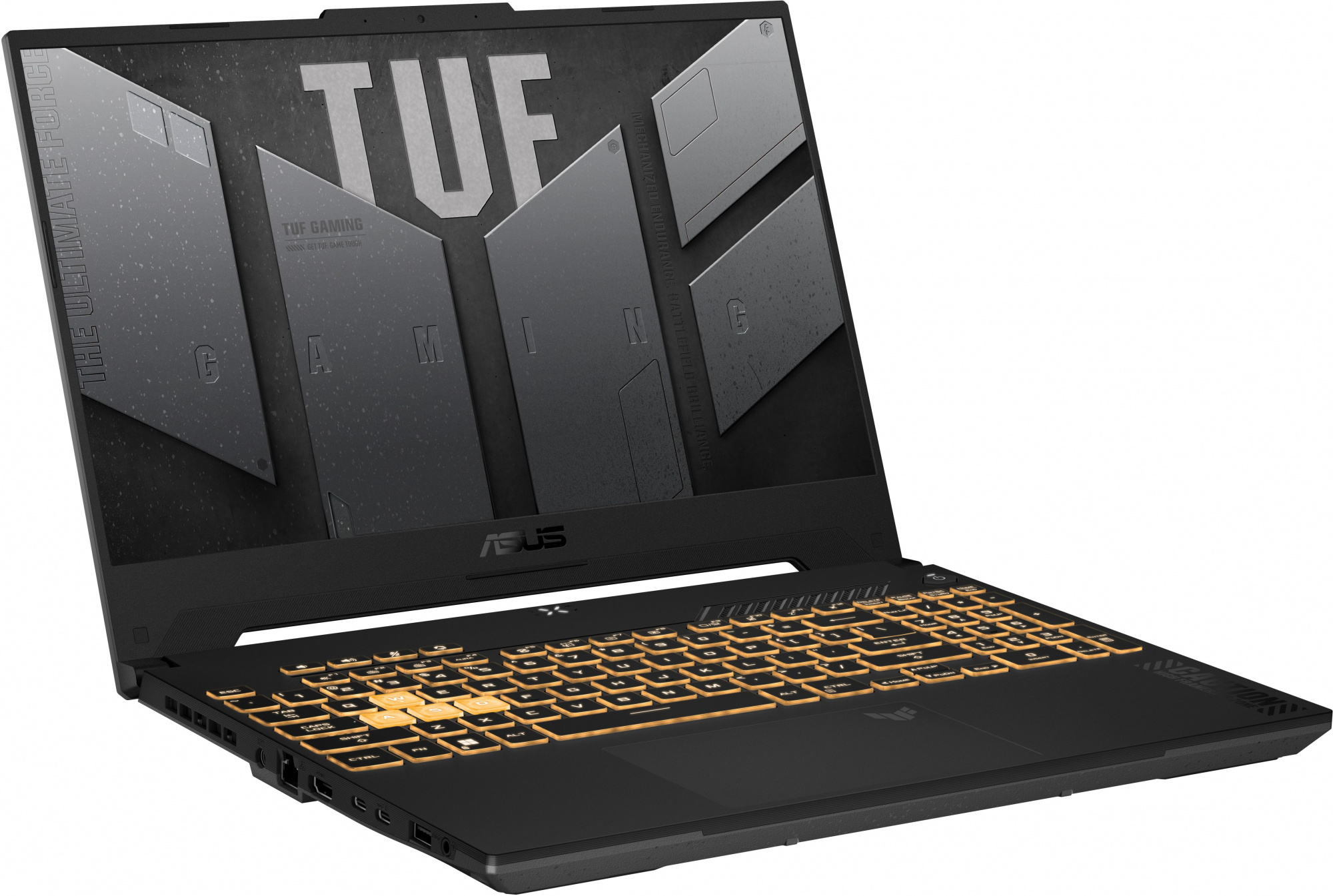 Ноутбук Asus TUF Gaming F15 FX507ZV4-LP129 Core i7 12700H 16Gb SSD512Gb NVIDIA GeForce RTX4060 8Gb 15.6" IPS FHD (1920x1080) noOS grey WiFi BT Cam (90NR0FA7-M009L0) — фото 3