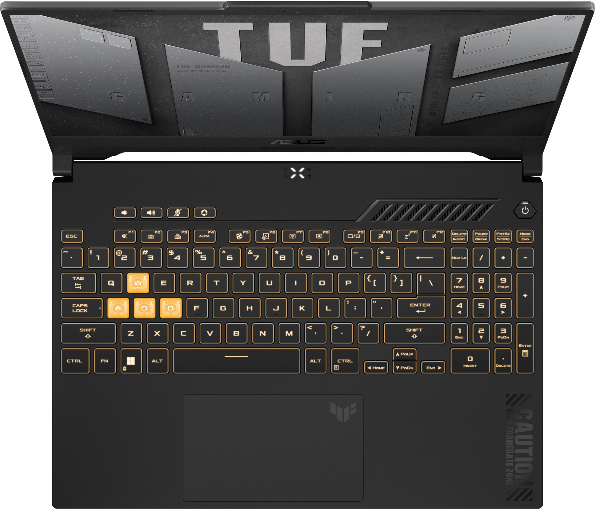 Ноутбук Asus TUF Gaming F15 FX507ZV4-LP129 Core i7 12700H 16Gb SSD512Gb NVIDIA GeForce RTX4060 8Gb 15.6" IPS FHD (1920x1080) noOS grey WiFi BT Cam (90NR0FA7-M009L0) — фото 5