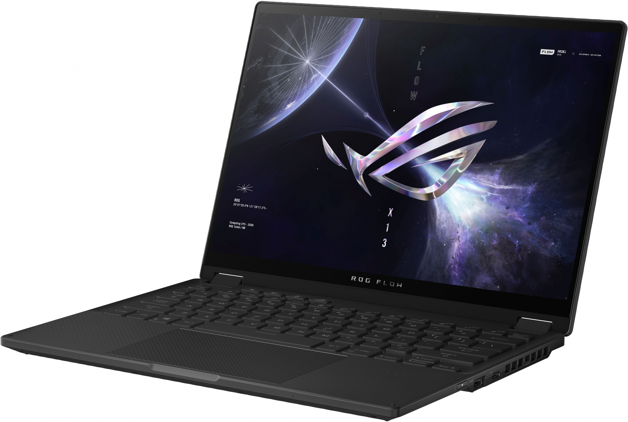 Ноутбук Asus ROG Flow X13 GV302XV-MU020W Ryzen 9 7940HS 16Gb SSD1Tb NVIDIA GeForce RTX4060 8Gb 13.4" IPS Touch WQXGA (2560x1600) Windows 11 Home black WiFi BT Cam Bag (90NR0DT1-M001H0) — фото 6