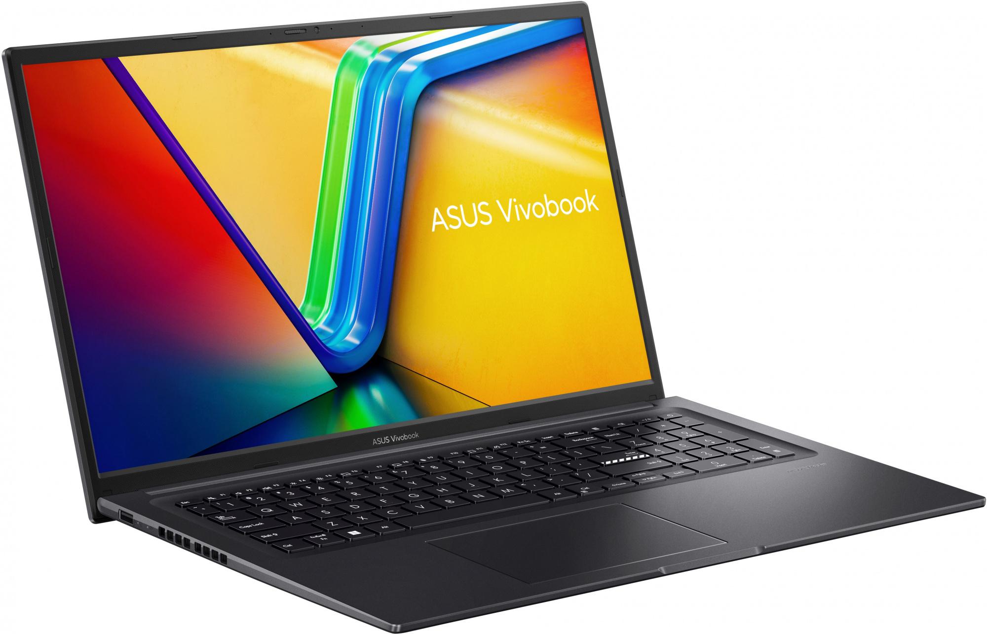 Ноутбук Asus VivoBook 17X M3704YA-AU052 Ryzen 7 7730U 16Gb SSD512Gb UMA 17.3" IPS FHD (1920x1080) noOS black WiFi BT Cam (90NB1192-M00200) — фото 3