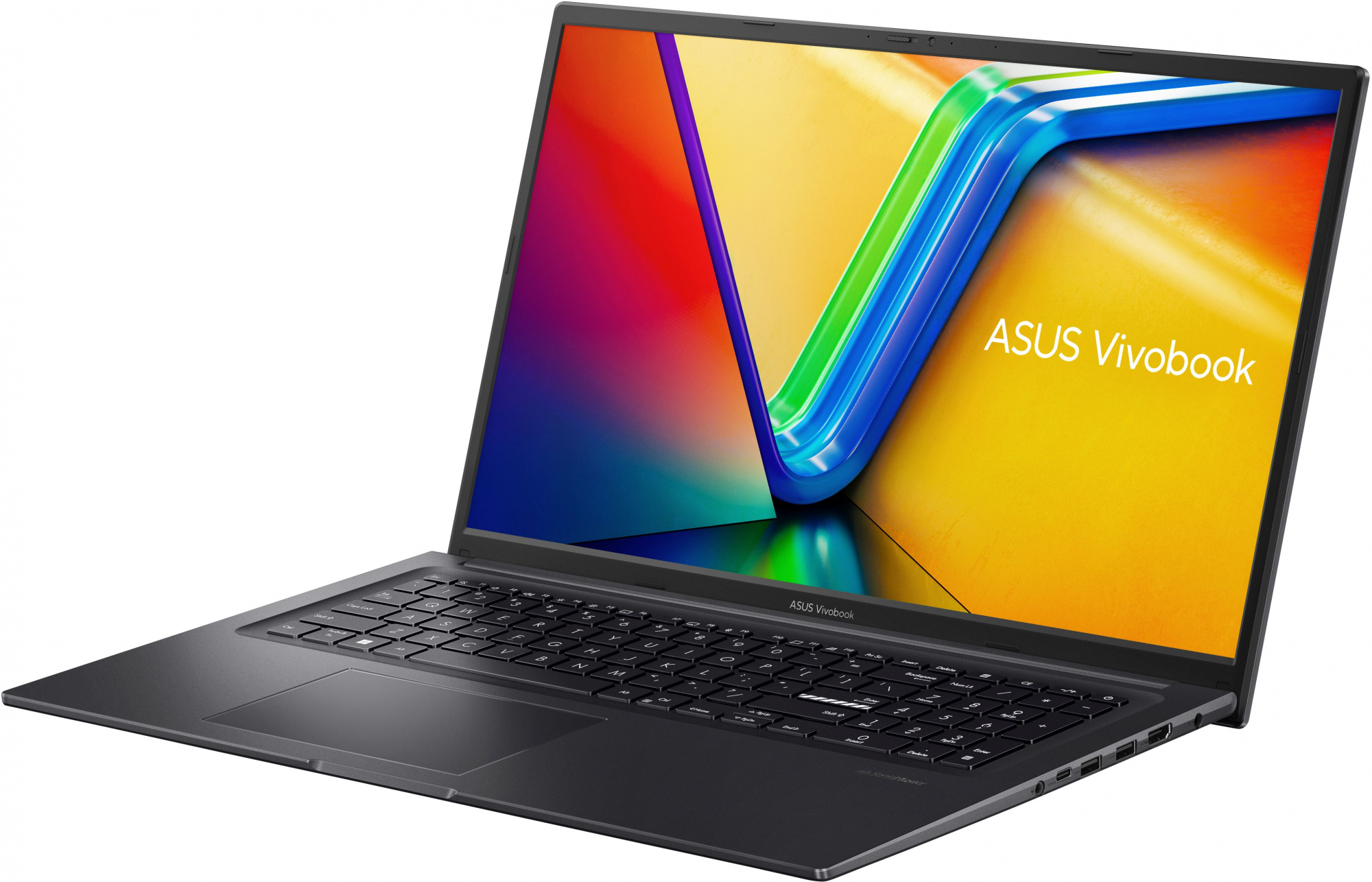 Ноутбук Asus VivoBook 17X M3704YA-AU052 Ryzen 7 7730U 16Gb SSD512Gb UMA 17.3" IPS FHD (1920x1080) noOS black WiFi BT Cam (90NB1192-M00200) — фото 4