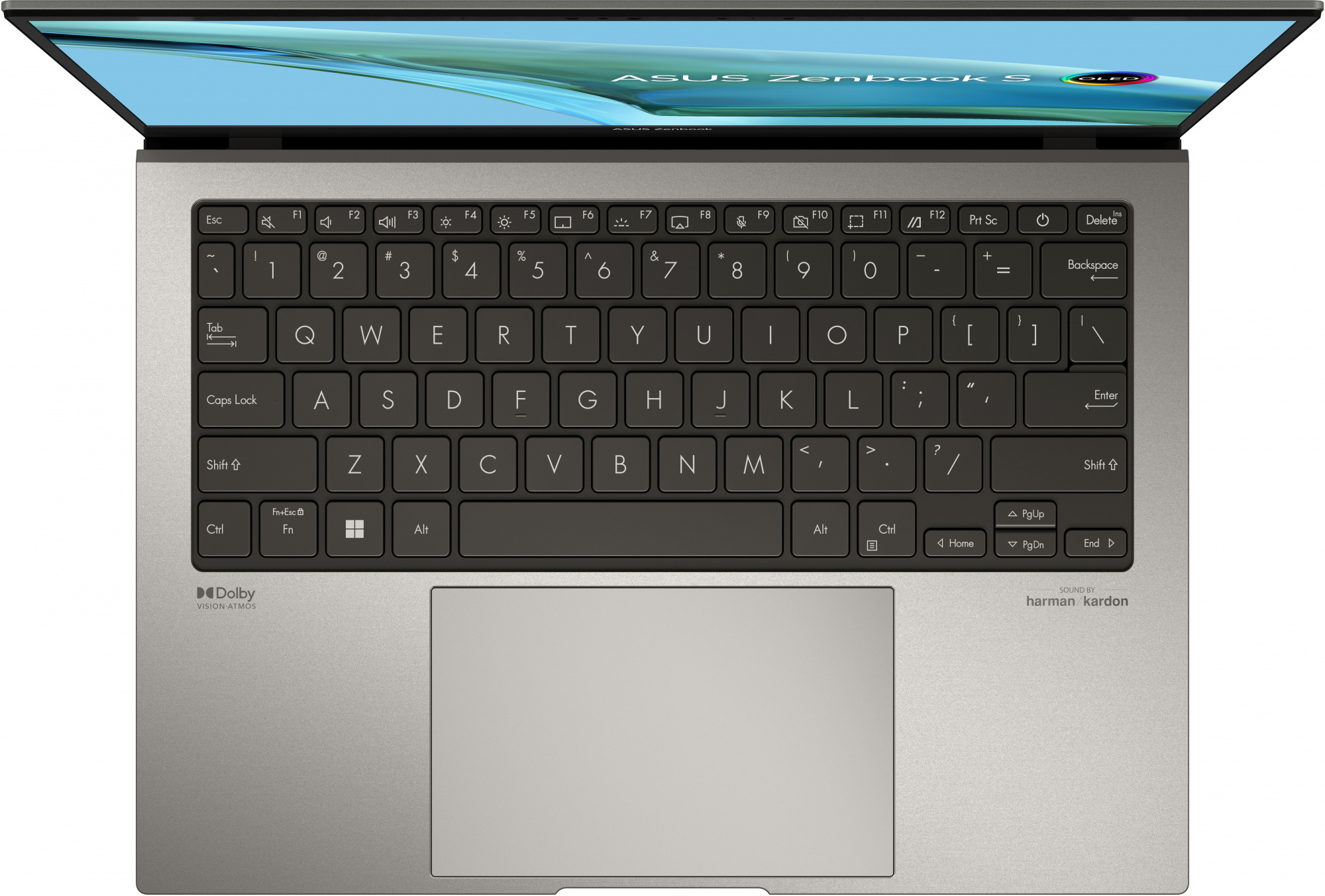 Ноутбук Asus Zenbook S UX5304VA-NQ227W Core i7 1355U 16Gb SSD1Tb Intel Iris Xe graphics 13.3" OLED 2.8K (2880x1800) Windows 11 Home grey WiFi BT Cam Bag (90NB0Z92-M00DE0) — фото 10
