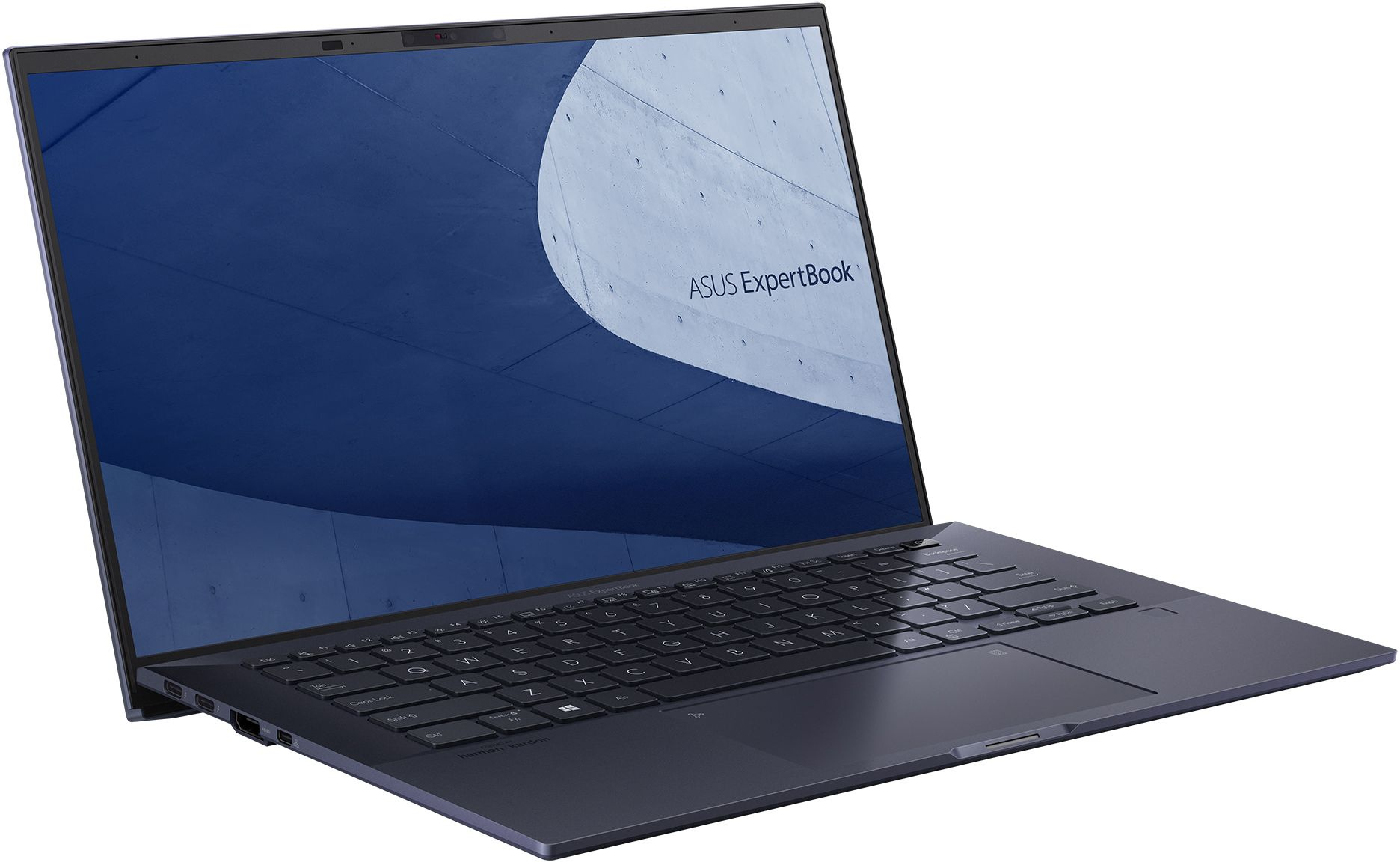 Ноутбук Asus ExpertBook B9 B9400CBA-KC0696X Core i7 1265U 16Gb SSD1Tb Intel Iris Xe graphics 14" IPS FHD (1920x1080) Windows 11 Professional black WiFi BT Cam Bag (90NX04Z1-M00YP0) — фото 2