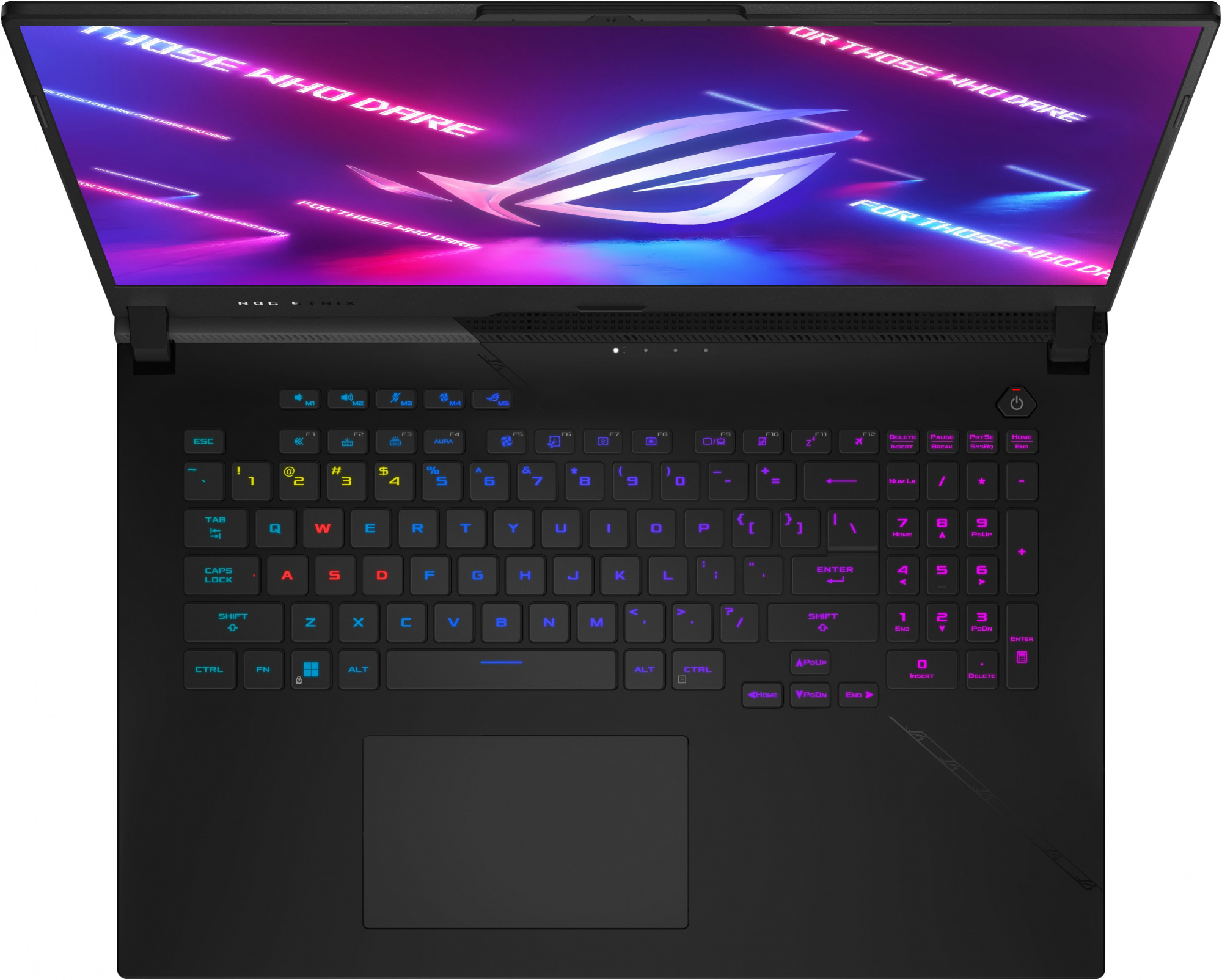 Ноутбук Asus ROG Strix Scar 17 G733PY-LL049 Ryzen 9 7945HX 32Gb SSD1Tb NVIDIA GeForce RTX4090 16Gb 17.3" IPS WQHD (2560x1440) noOS black WiFi BT Cam Bag (90NR0DB4-M00450) — фото 15