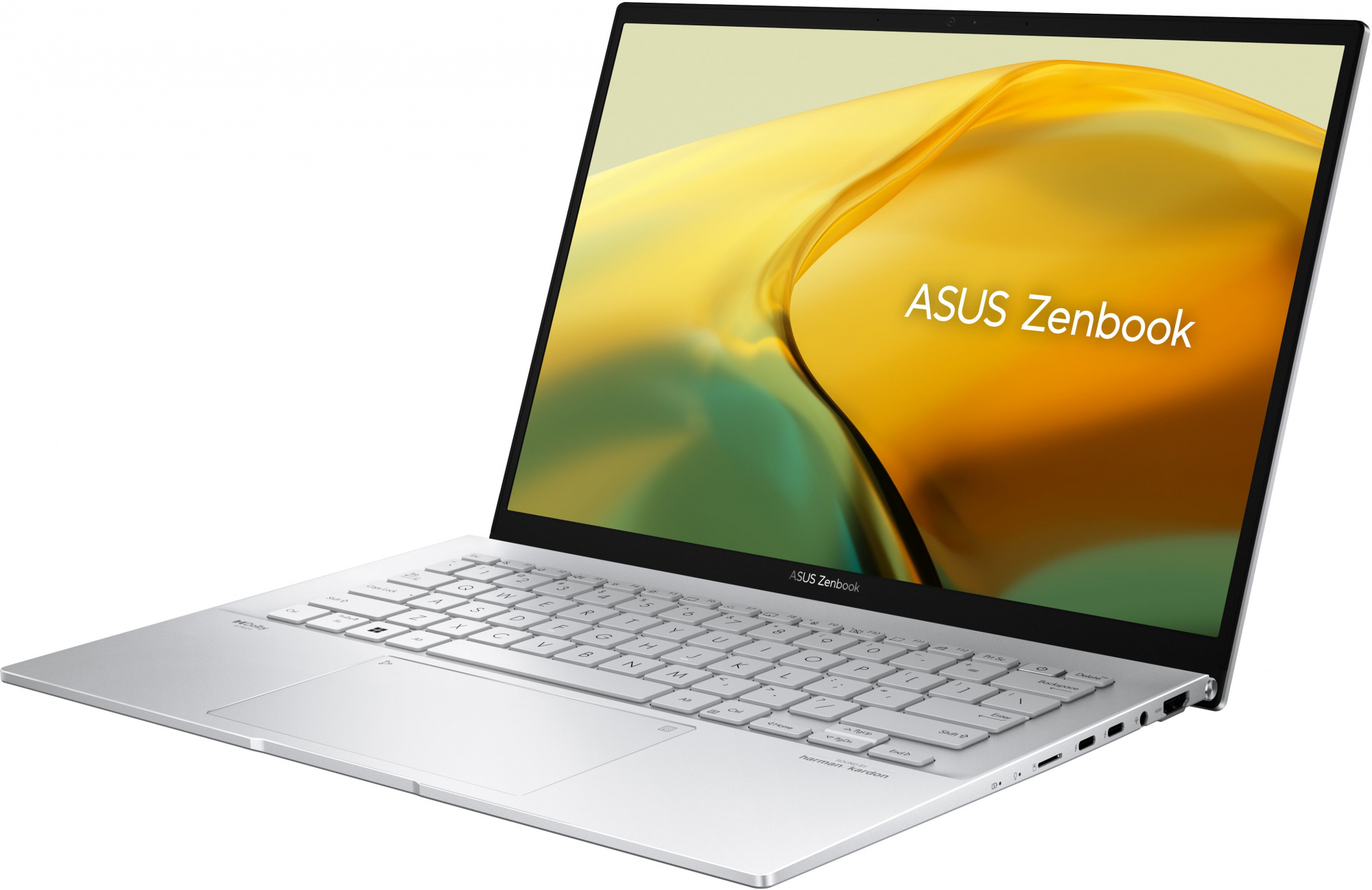 Ноутбук Asus Zenbook 14 UX3402VA-KP309 Core i5 1340P 16Gb SSD512Gb Intel Iris Xe graphics 14" IPS WQXGA (2560x1600) noOS silver WiFi BT Cam (90NB10G6-M00FF0) — фото 4