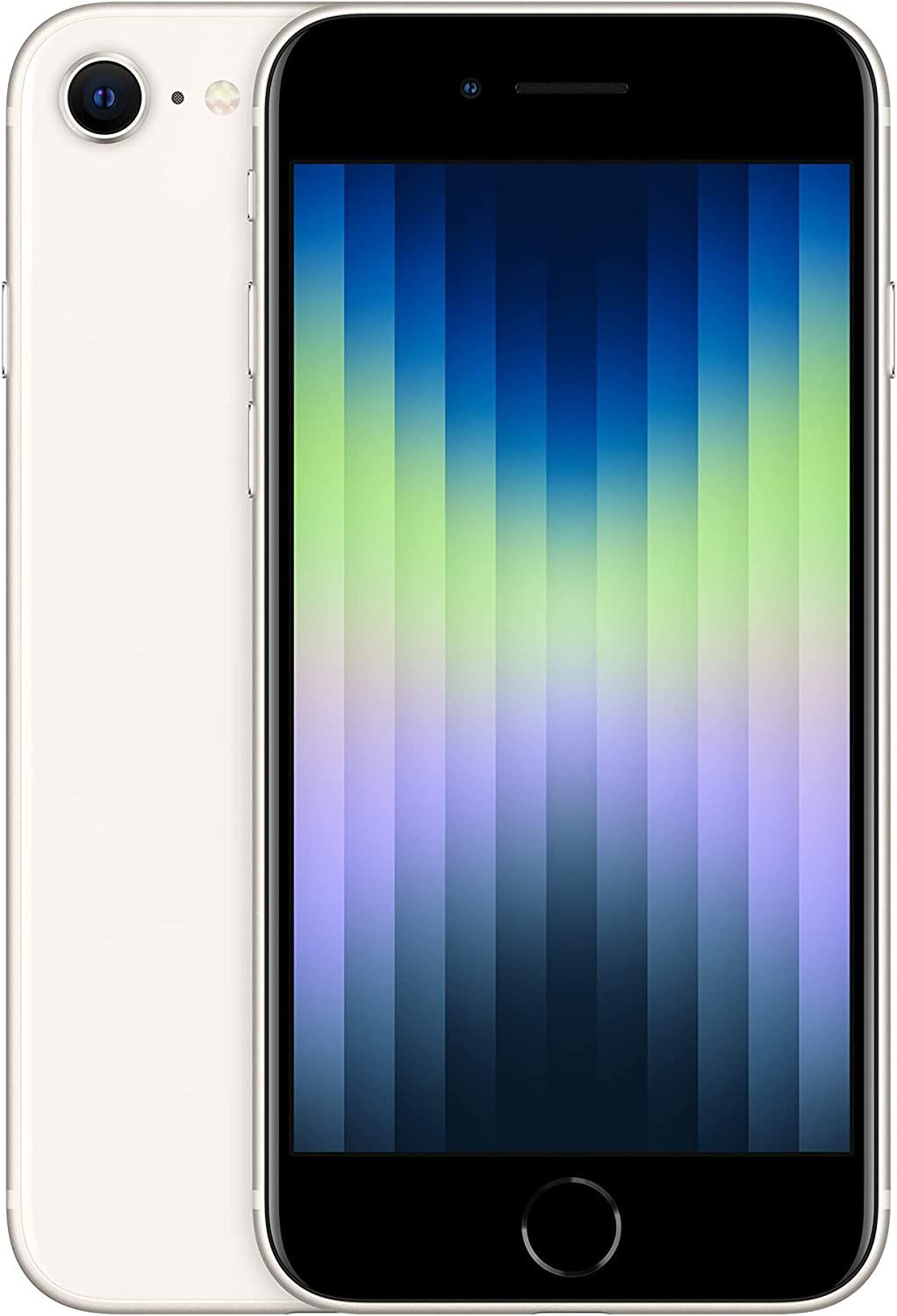 Смартфон Apple A2782 iPhone SE 2022 128Gb 3Gb сияющая звезда моноблок 3G 4G 1Sim 4.7" 750x1334 iOS 16 12Mpix 802.11 a/b/g/n/ac/ax NFC GPS TouchSc Protect