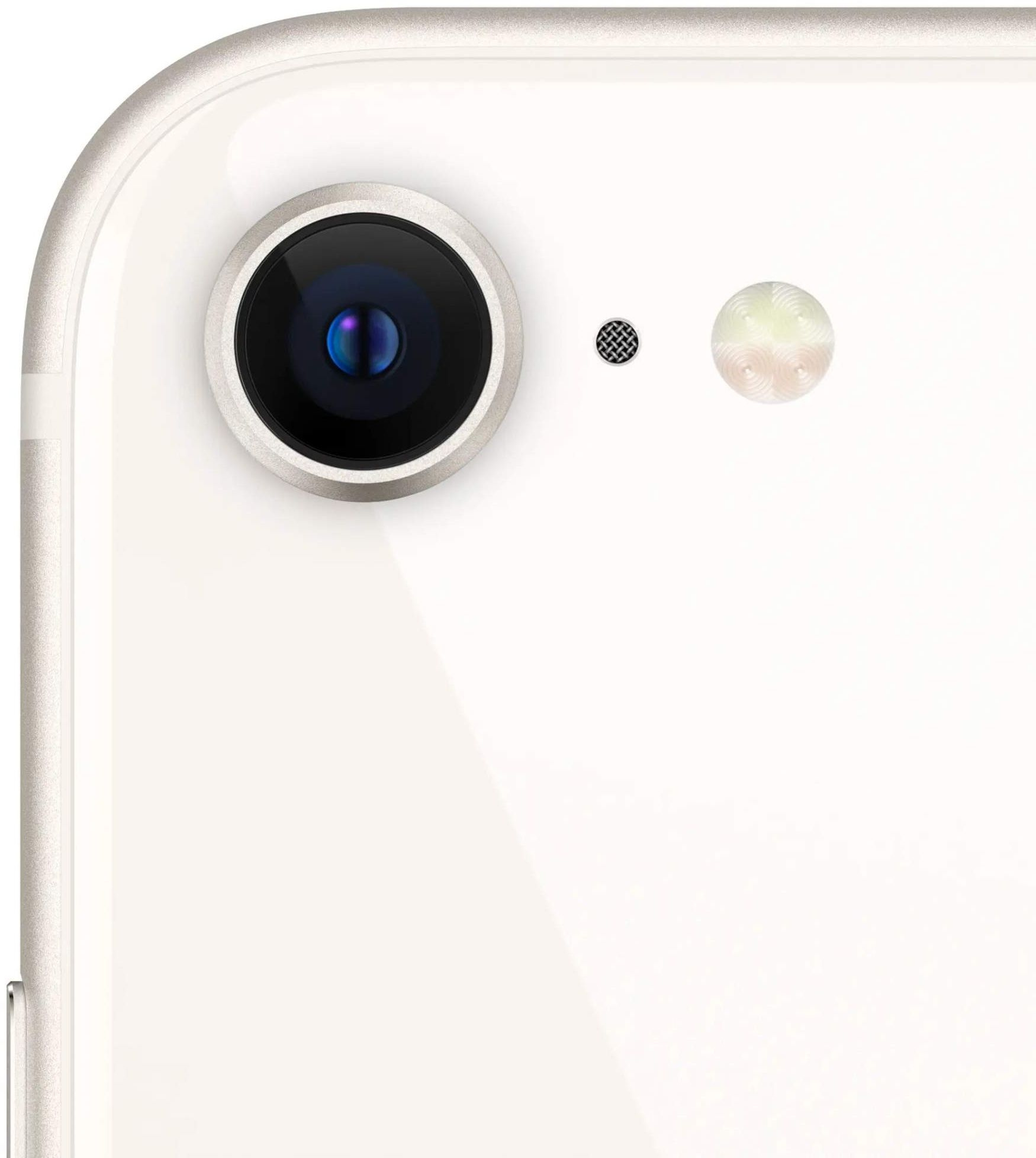 Смартфон Apple A2782 iPhone SE 2022 128Gb 3Gb сияющая звезда моноблок 3G 4G 1Sim 4.7" 750x1334 iOS 16 12Mpix 802.11 a/b/g/n/ac/ax NFC GPS TouchSc Protect — фото 3