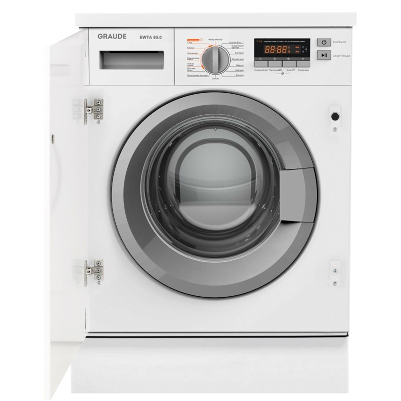 Встраиваемые стирально-сушильные машины Graude EWTA 80.0