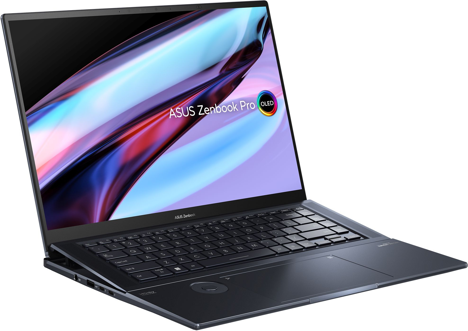 Ноутбук Asus Zenbook Pro 16X OLED UX7602VI-MY034X Core i9 13900H 32Gb SSD2Tb NVIDIA GeForce RTX4070 8Gb 16" OLED Touch 3.2K (3200x2000) Windows 11 Pro black WiFi BT Cam (90NB10K1-M001F0) — фото 3